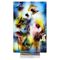 Butterfly Art Glass 10"L x 16.5"H